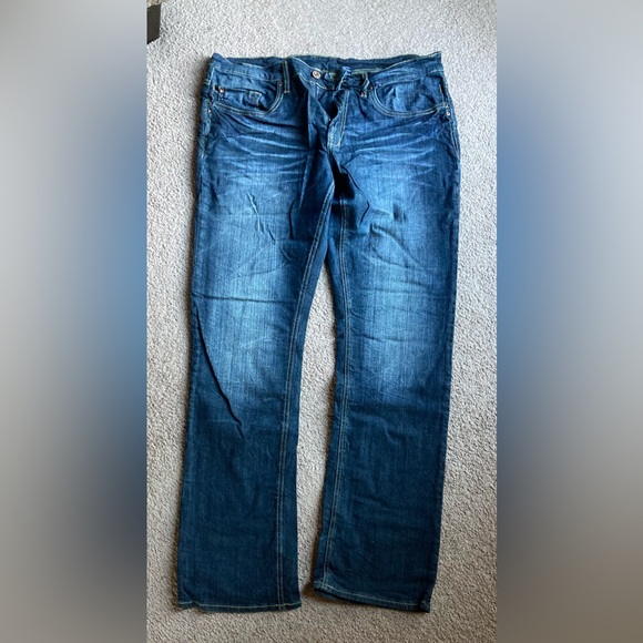 Classic Indigo Men's Straight Jeans - Picture 1 of 4